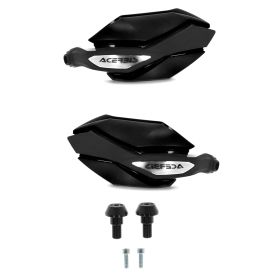 ACERBIS Argon Schwarz Geschlossene Handprotektoren und Montagesatz