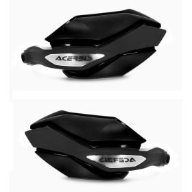 ACERBIS Argon Schwarz Geschlossene Handprotektoren und Montagesatz