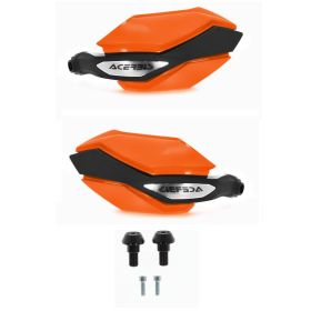 Kit paramani chiusi ACERBIS Argon arancio/neri e kit di montaggio
