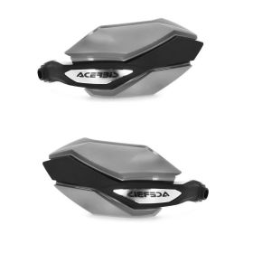 ACERBIS Argon Closed Handguards Grey/Black and Mounting Kit