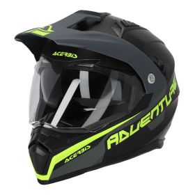 Dual Road Helmet ACERBIS Flip FS-606 22.06 Black Grey Yellow