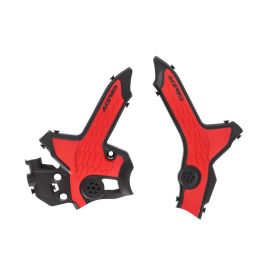 Paratelaio ACERBIS X-Grip nero/rosso per HONDA