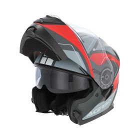 Casco Modulare ACERBIS Serel 22.06 Grigio Rosso Opaco