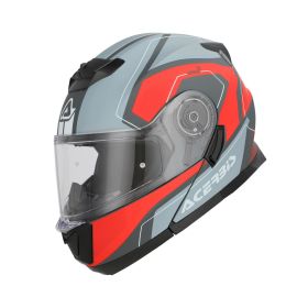 Casco Modulare ACERBIS Serel 22.06 Grigio Rosso Opaco