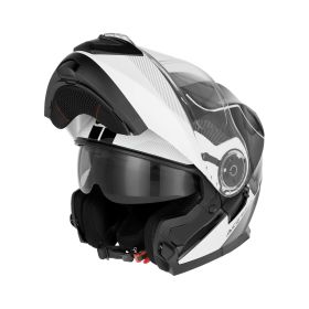 Casco Modulare ACERBIS Serel 22.06 Nero Bianco Lucido