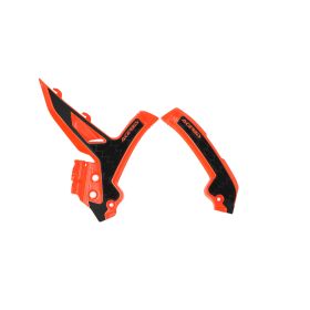 ACERBIS X-Grip Frame Protector Orange/Black for KTM