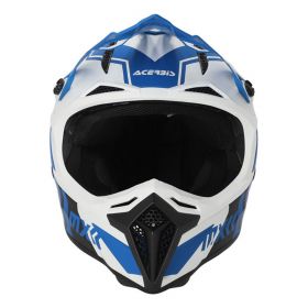 Casco Motocross ACERBIS Profile 5 Bianco Blu Nero
