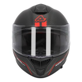 Casco Integrale ACERBIS Tarmak 22.06 Carbon Nero Rosso Opaco