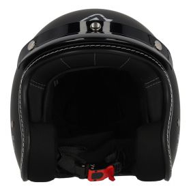 Cafe Race Jet Helmet ACERBIS Skodela 22.06 Black Matt