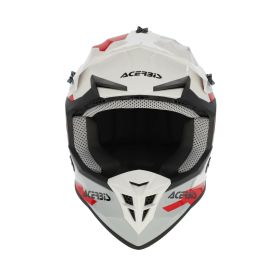 Casco Motocross ACERBIS Linear 22.06 Graphic Bianco Grigio Lucido