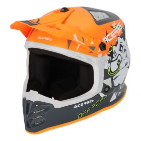 Cross Child Helmet ACERBIS Profile Junior Orange Grey