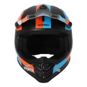 Motocross Kinderhelm ACERBIS Profile Junior Schwarz Blau Orange