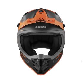 Casque Enfant Cross ACERBIS Profile Junior Noir Mat Orange