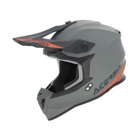 Motocross-Helm ACERBIS Linear 22.06 Solid Matt Gray