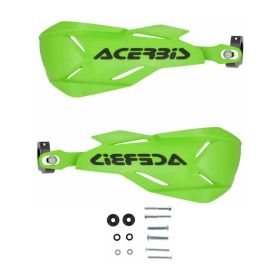 Kit de protections de mains fermées X-FACTORY vert pour Honda Transalp XL 750