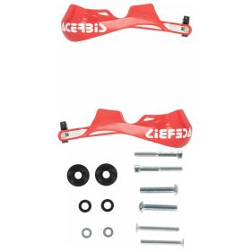 ACERBIS Rally Pro Garde-mains fermés rouges et kit de montage