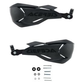 ACERBIS X-Factory Garde-mains fermés noirs et kit de montage