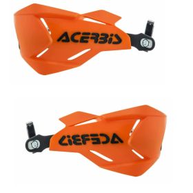 ACERBIS X-Factory Closed Handguards orange/black and mounting kit