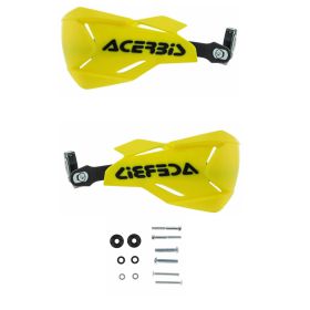 ACERBIS X-Factory Geschlossene Handguards Gelb/Schwarz und Montagesatz