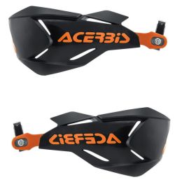 Kit paramani chiusi ACERBIS X-Factory neri/arancio e kit di montaggio