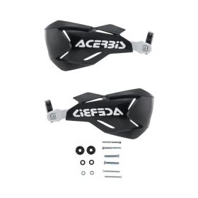 ACERBIS X-Factory geschlossene Handprotektoren schwarz/weiß und Montagesatz