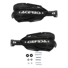 ACERBIS Endurance-X Garde-mains fermés Noir/Blanc et kit de montage