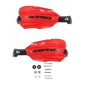 Kit paramani chiusi ACERBIS Endurance-X rossi/neri e kit di montaggio