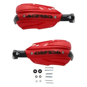 ACERBIS Endurance-X Geschlossene Handprotektoren Rot/Schwarz und Montagesatz