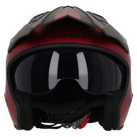 Jet Helm ACERBIS Jet Aria Metallic Matt Rot