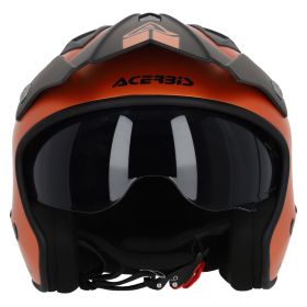 Jet Helm ACERBIS Jet Aria Metallic Mattorange