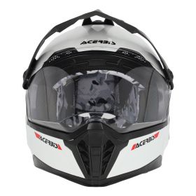 Cross Child Helmet ACERBIS Rider Junior White Gloss