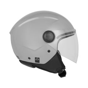 Jet Helm ACERBIS Jet Brezza Glänzendes Grau