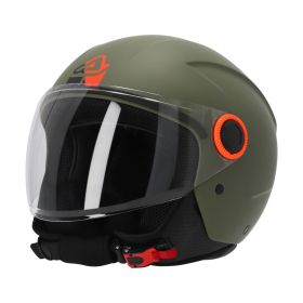 Jet Helm ACERBIS Jet Brezza Matt Militärgrün