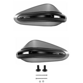 ACERBIS Dual Road Geschlossene Handguards Schwarz und Montagesatz