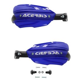 Kit paramani chiusi ACERBIS Endurance-X blu/bianchi e kit di montaggio
