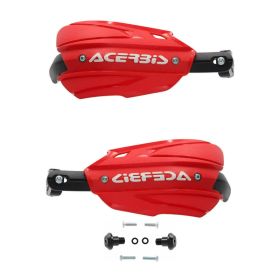 ACERBIS Endurance-X Geschlossene Handprotektoren Rot/Weiß und Montagesatz
