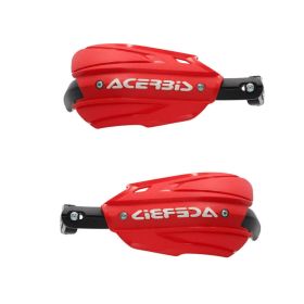 ACERBIS Endurance-X Geschlossene Handprotektoren Rot/Weiß und Montagesatz