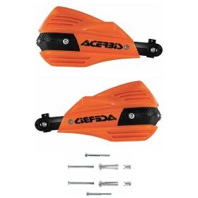 ACERBIS X-Factor Geschlossene Handprotektoren Orange und Montagesatz
