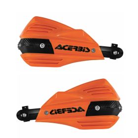 ACERBIS X-Factor Geschlossene Handprotektoren Orange und Montagesatz
