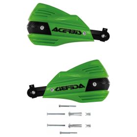 ACERBIS X-Factor Geschlossene Handprotektoren Grün und Montagesatz