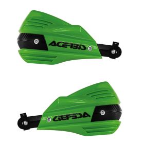 ACERBIS X-Factor Geschlossene Handprotektoren Grün und Montagesatz