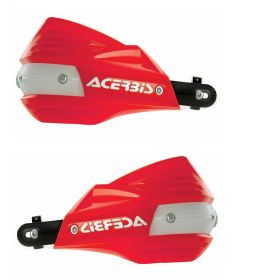 ACERBIS X-Factor closed handguard kit red/white and mounting kit