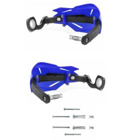 ACERBIS X-Factory Closed Handguards Blue/Black and Mounting Kit