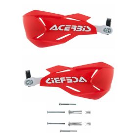 Kit paramani chiusi ACERBIS X-Factory rossi/bianchi e kit di montaggio