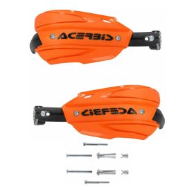 ACERBIS Endurance-X Geschlossene Handprotektoren Kit Orange/Schwarz und Montagesatz