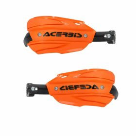 ACERBIS Endurance-X Geschlossene Handprotektoren Kit Orange/Schwarz und Montagesatz
