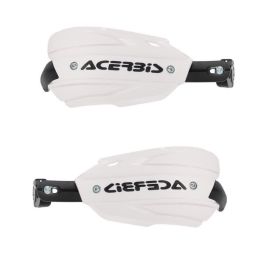 ACERBIS Endurance-X Geschlossene Handprotektoren Weiß/Schwarz und Montageset