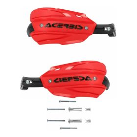 ACERBIS Endurance-X Geschlossene Handprotektoren Rot/Schwarz und Montageset