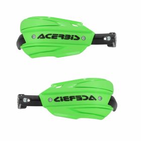 Kit paramani chiusi ACERBIS Endurance-X verdi/neri e kit di montaggio