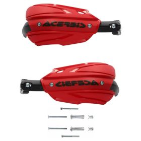ACERBIS Endurance-X Geschlossene Handprotektoren Rot/Schwarz und Montagesatz